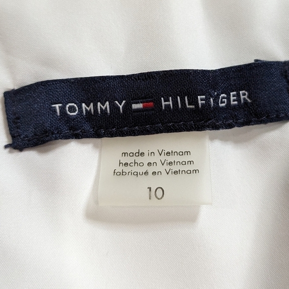Tommy Hilfiger red white blue striped button up jacket 10 - Picture 10 of 14